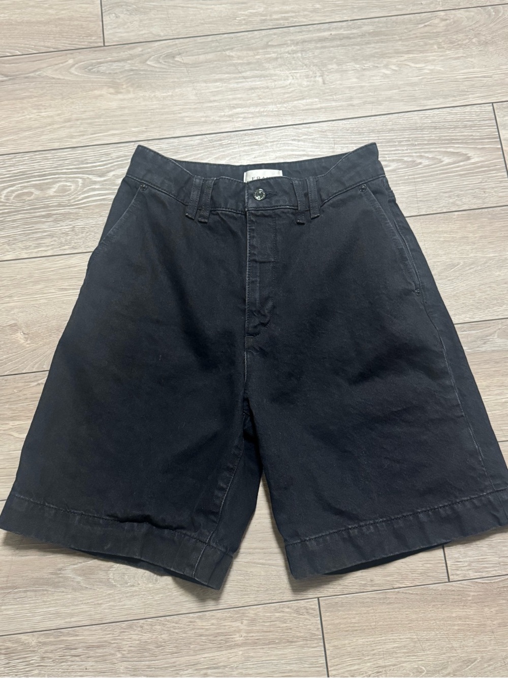 Frame Denim The trouser women’s  Black bermuda